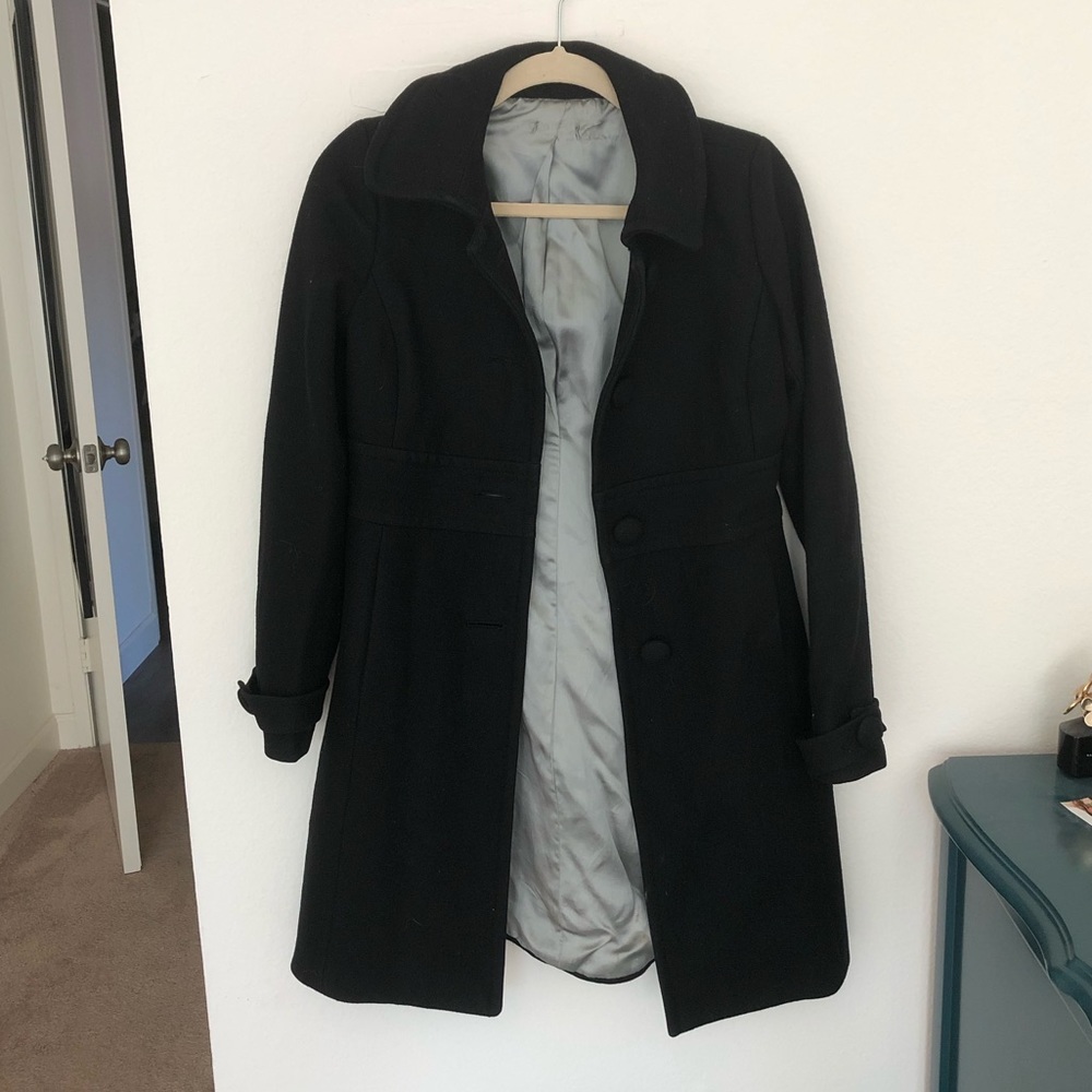 J. crew Lady Day Coat Black